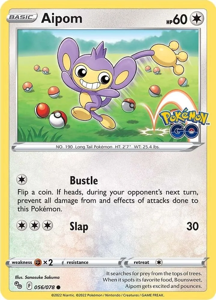 Aipom 056/078 — front