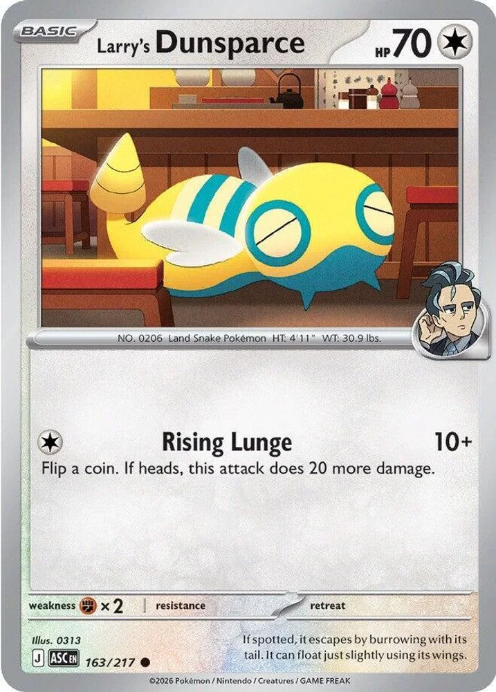 Larry's Dunsparce 163/217 — front