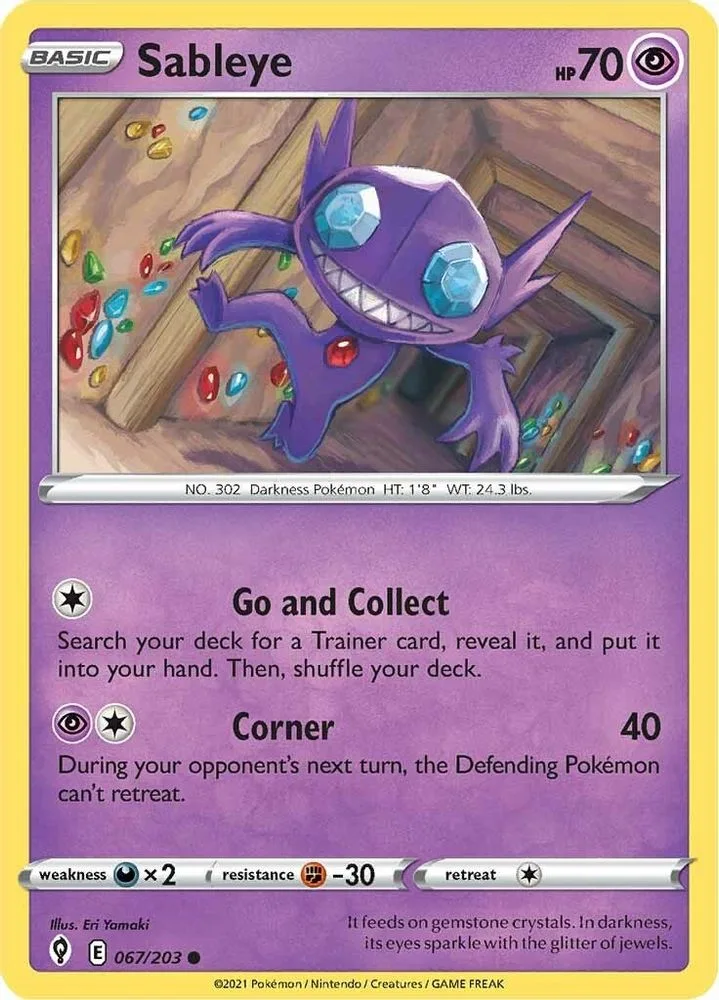 Sableye 067/203 — front