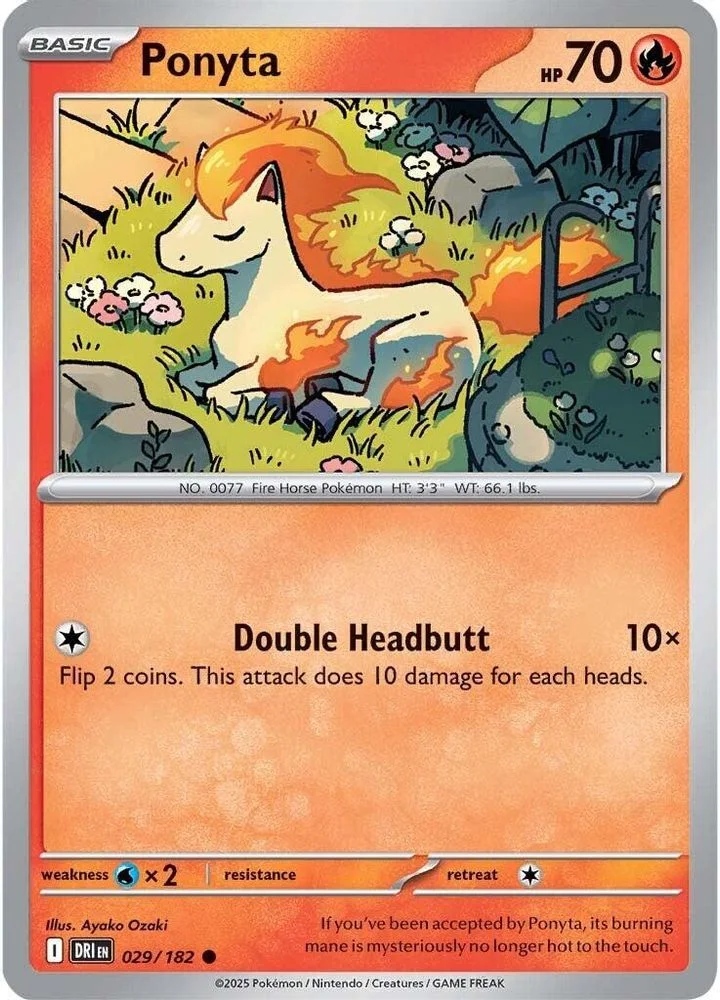 Ponyta 029/182 — front