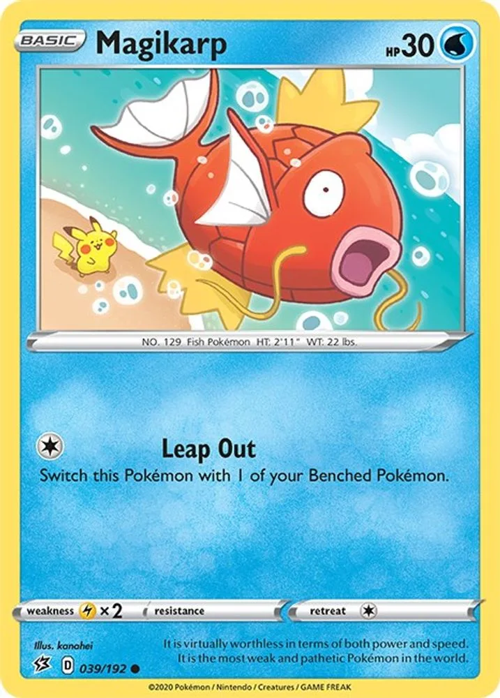 Magikarp 039/192 — front