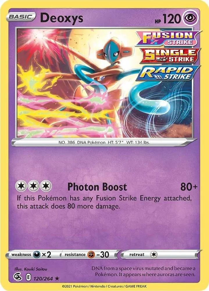 Deoxys 120/264 — front