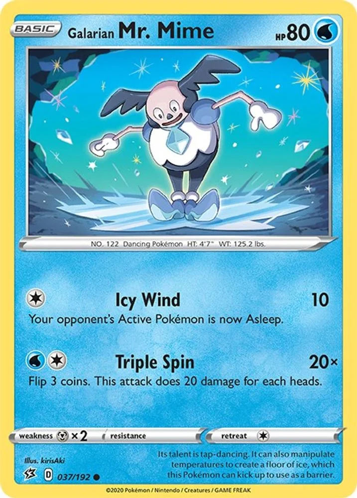 Galarian Mr. Mime 037/192 — front