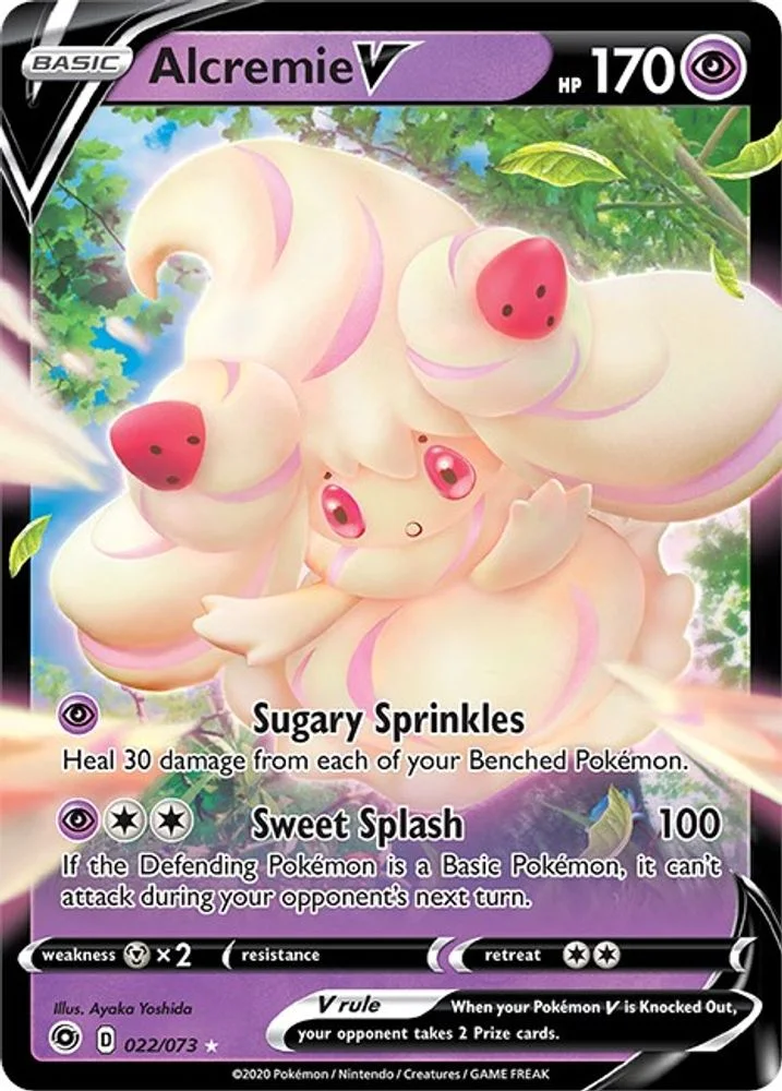 Alcremie V 22/73 — front