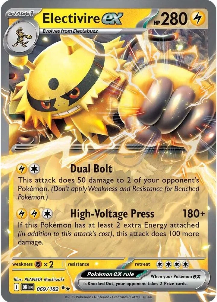 Electivire ex 069/182 — front
