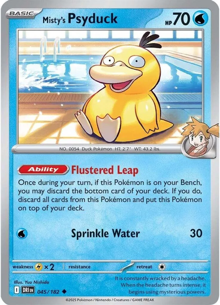 Misty's Psyduck 045/182 — front