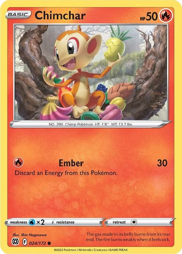 Chimchar 024/172 — front