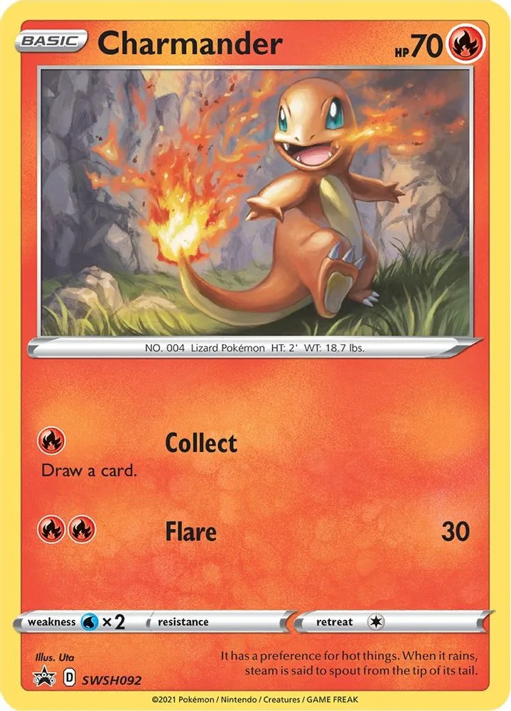 Charmander - SWSH092 — front