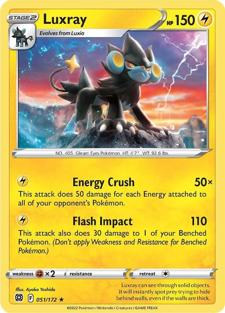 Luxray 051/172 — front