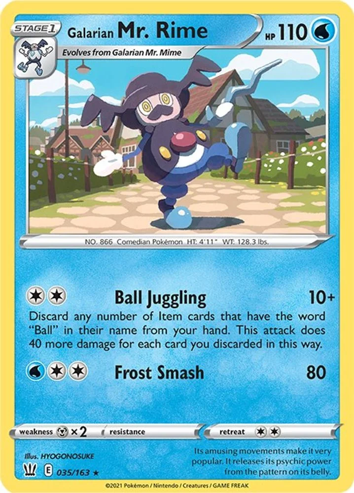 Galarian Mr. Rime 035/163 — front