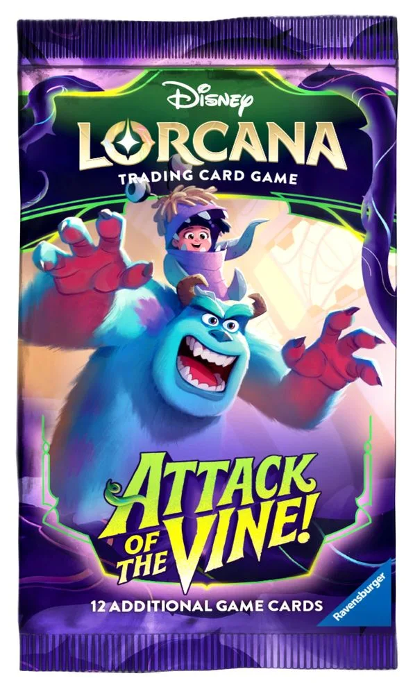 Disney Lorcana: Attack of the Vine! Booster Pack — front