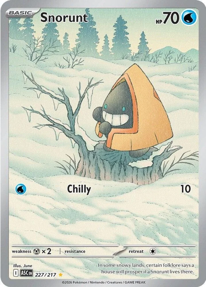 Snorunt 227/217 — front