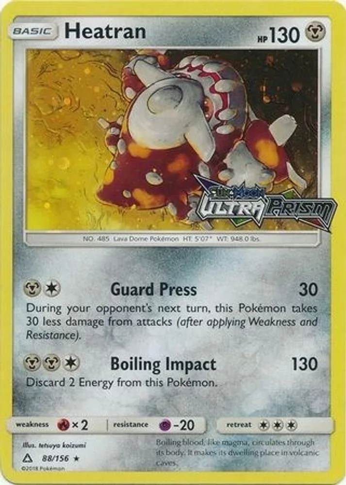 Heatran 088/156 (Prerelease) — front