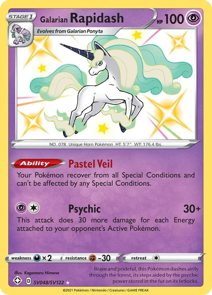 Galarian Rapidash SV048/SV122 — front