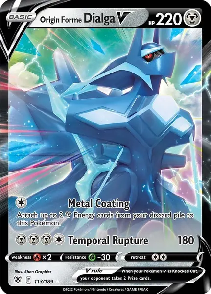 Origin Forme Dialga V 113/189