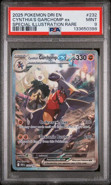 Cynthia's Garchomp ex 232/182 PSA 9 MINT