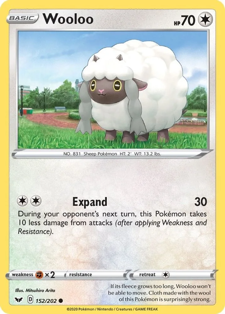 Wooloo 152/202 — front