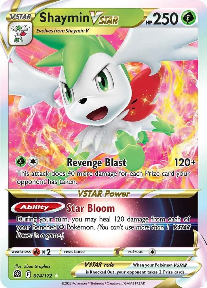 Shaymin VSTAR 014/172 — front