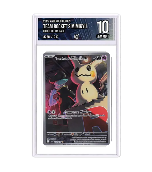 Team Rocket's Mimikyu 238/217 · BCG 10 Gem Mint