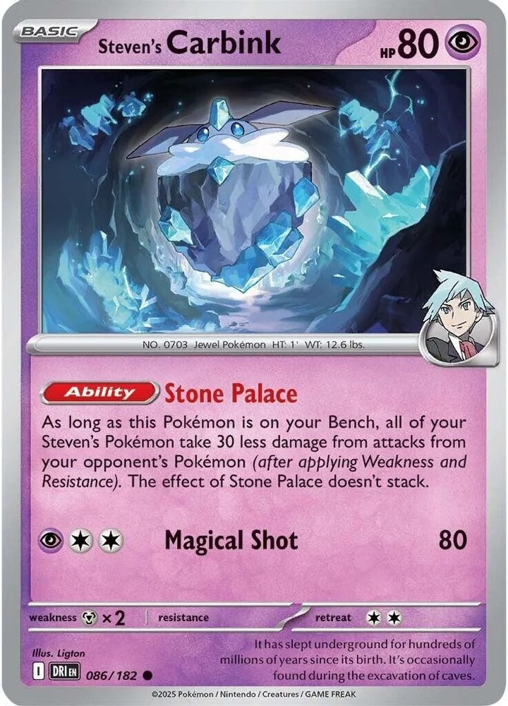 Steven's Carbink 086/182 — front