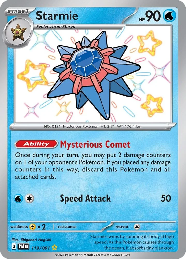 Starmie 119/091 — front