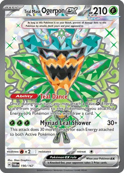Teal Mask Ogerpon ex 190/167