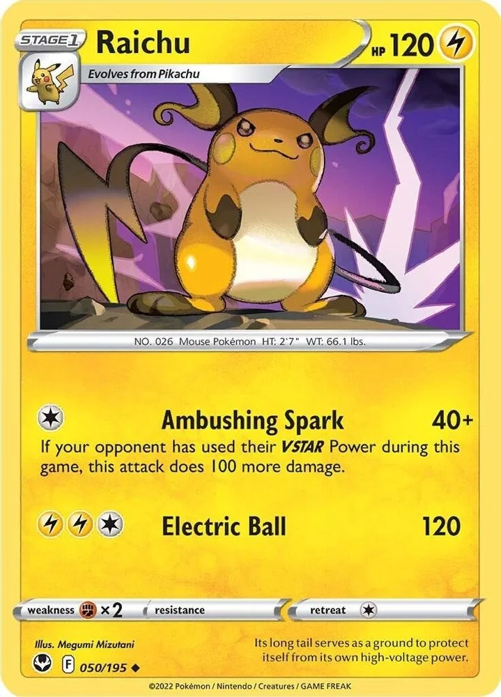 Raichu 050/195 — front