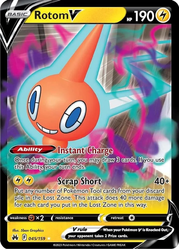 Rotom V 045/159 — front
