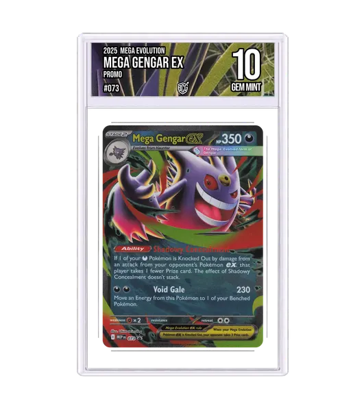 Mega Gengar ex 073 · BCG 10 Gem Mint