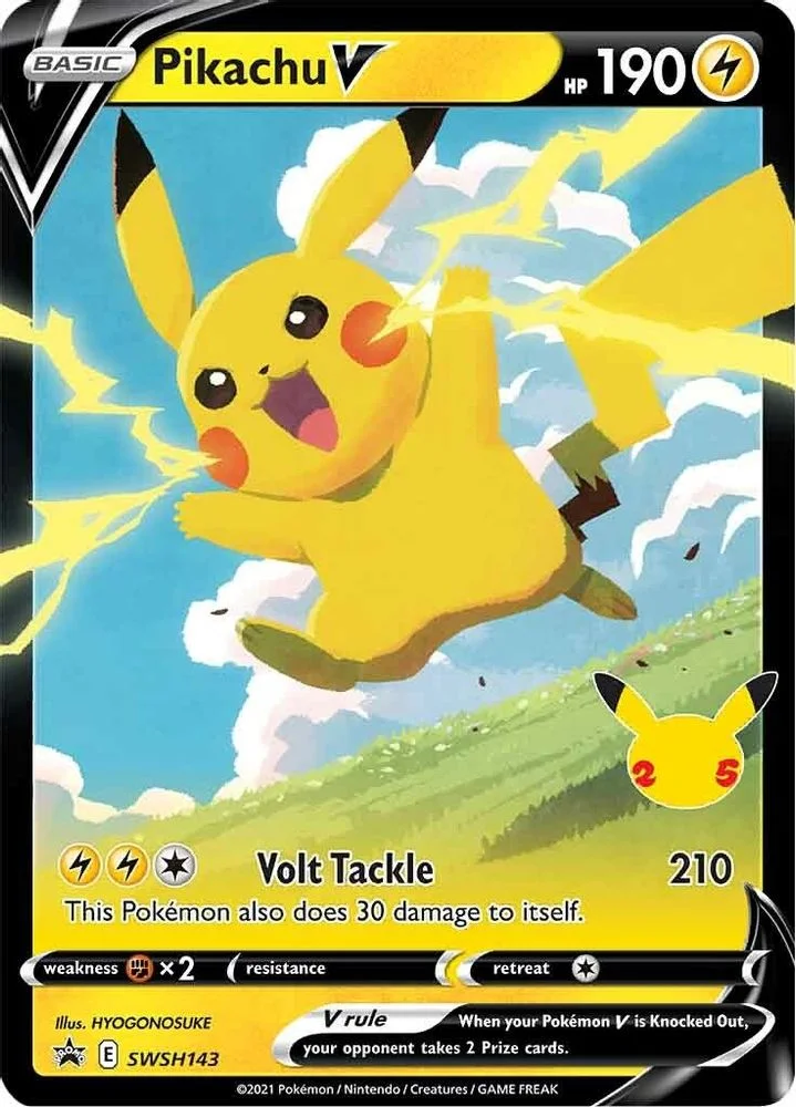 Pikachu V - SWSH143 — front