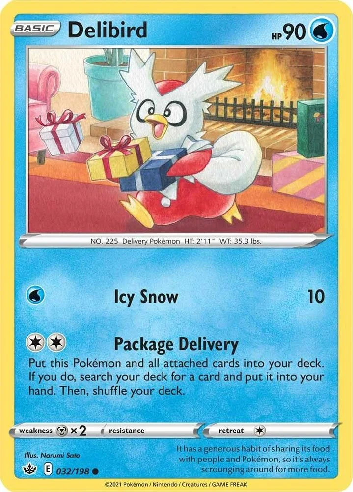 Delibird 032/198 — front
