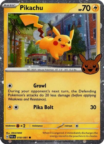 Pikachu 018/091