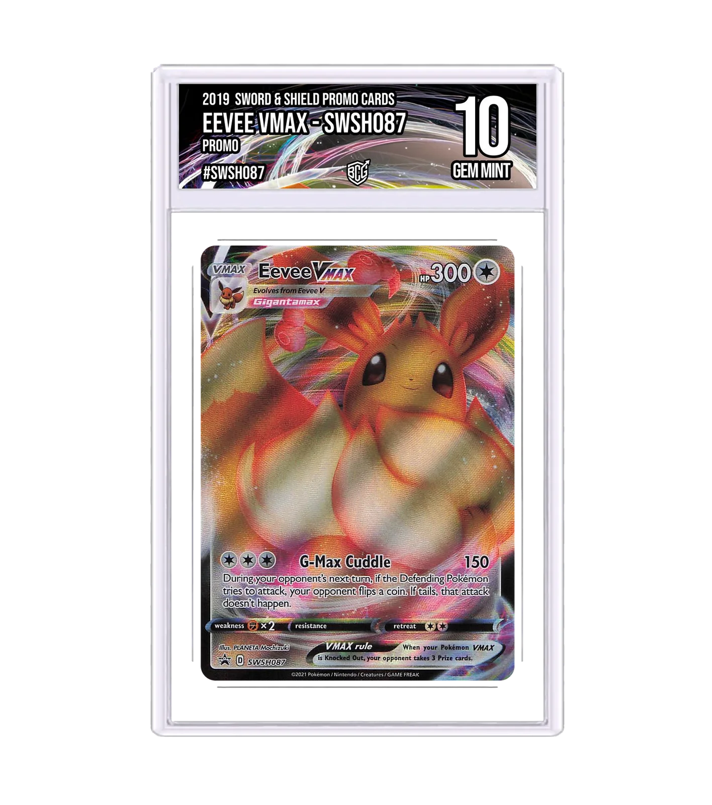 Eevee VMAX - SWSH087 SWSH087 · BCG 10 Gem Mint — front