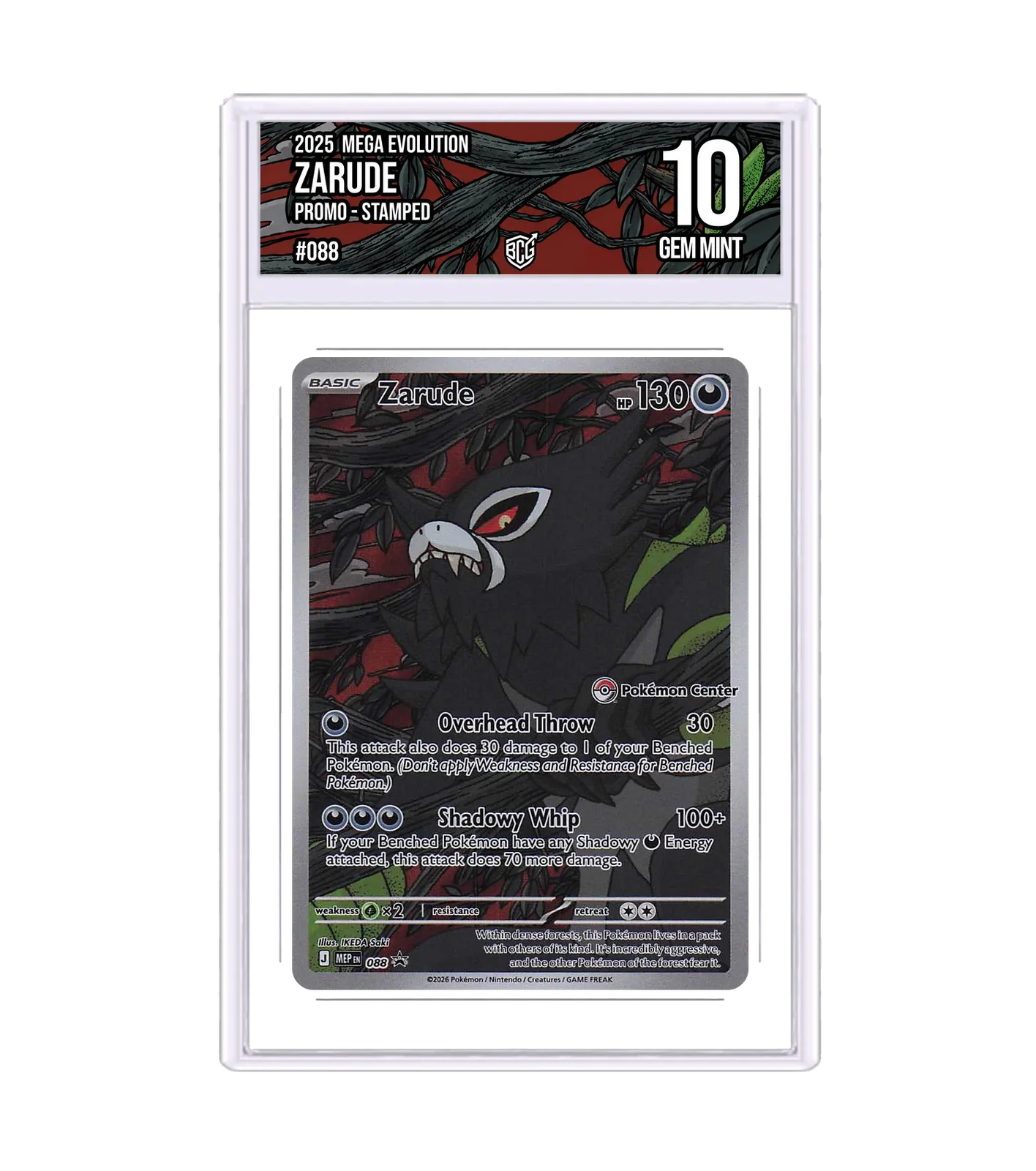 Zarude 088 · BCG 10 Gem Mint — front