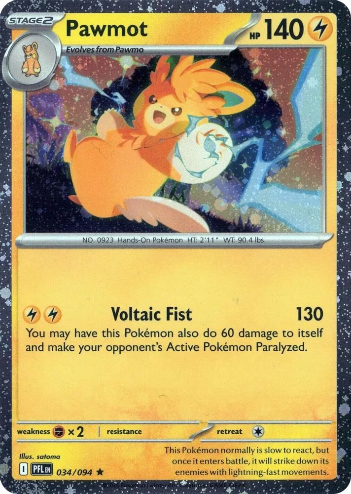 Pawmot 034/094 (Cosmos Holo) — front
