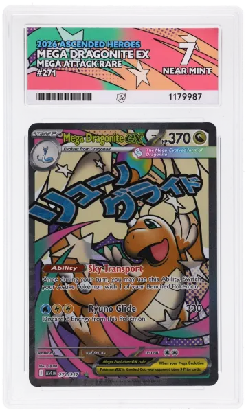 Mega Dragonite EX 271/217 · ACE 10 Gem Mint