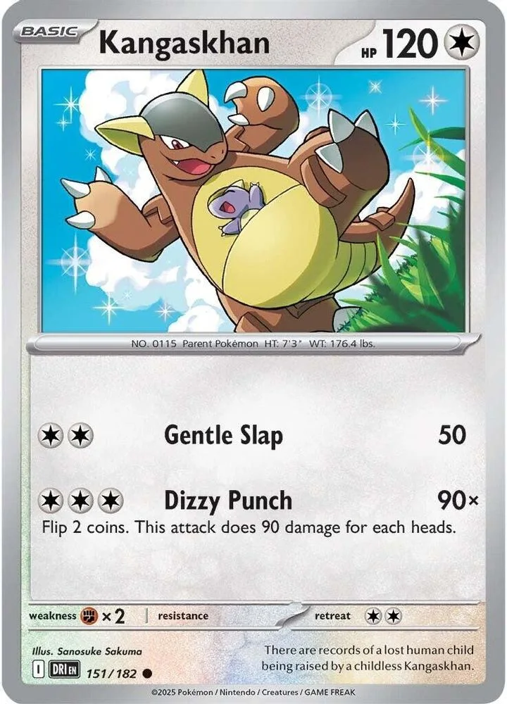 Kangaskhan 151/182 — front