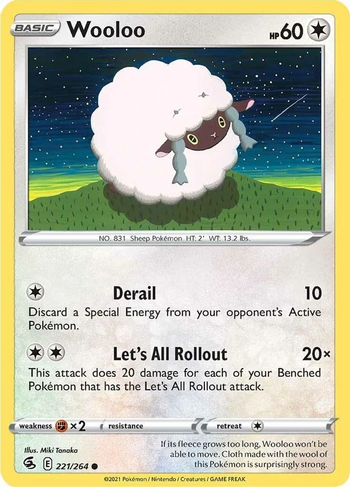 Wooloo 221/264 — front