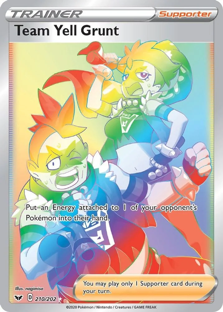 Team Yell Grunt 210/202 (Secret) — front