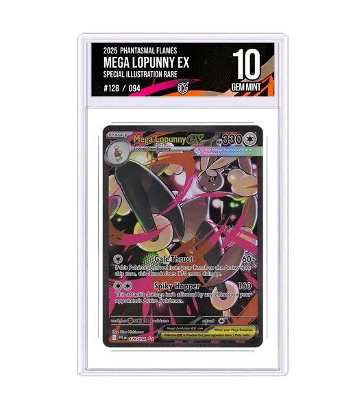 Mega Lopunny ex 128/094 · BCG 10 Gem Mint