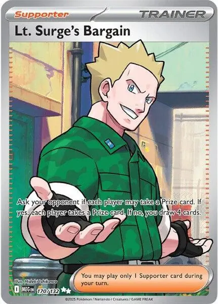 Lt. Surge's Bargain 170/132