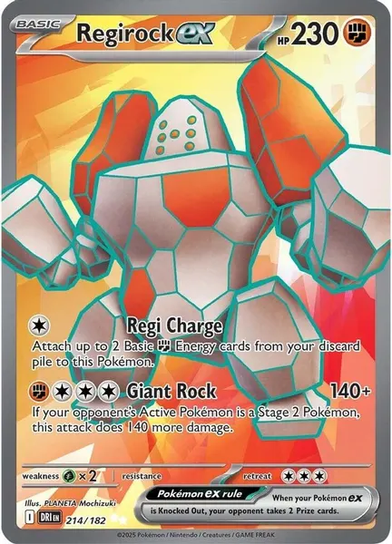 Regirock ex 214/182