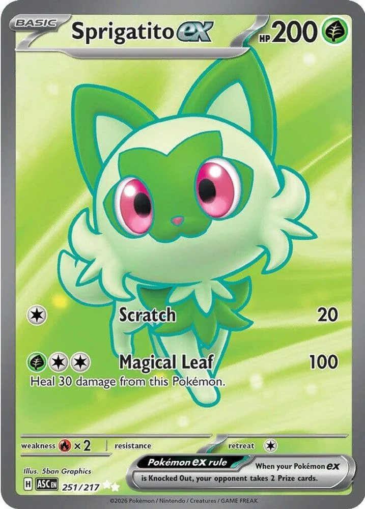 Sprigatito ex 251/217 — front