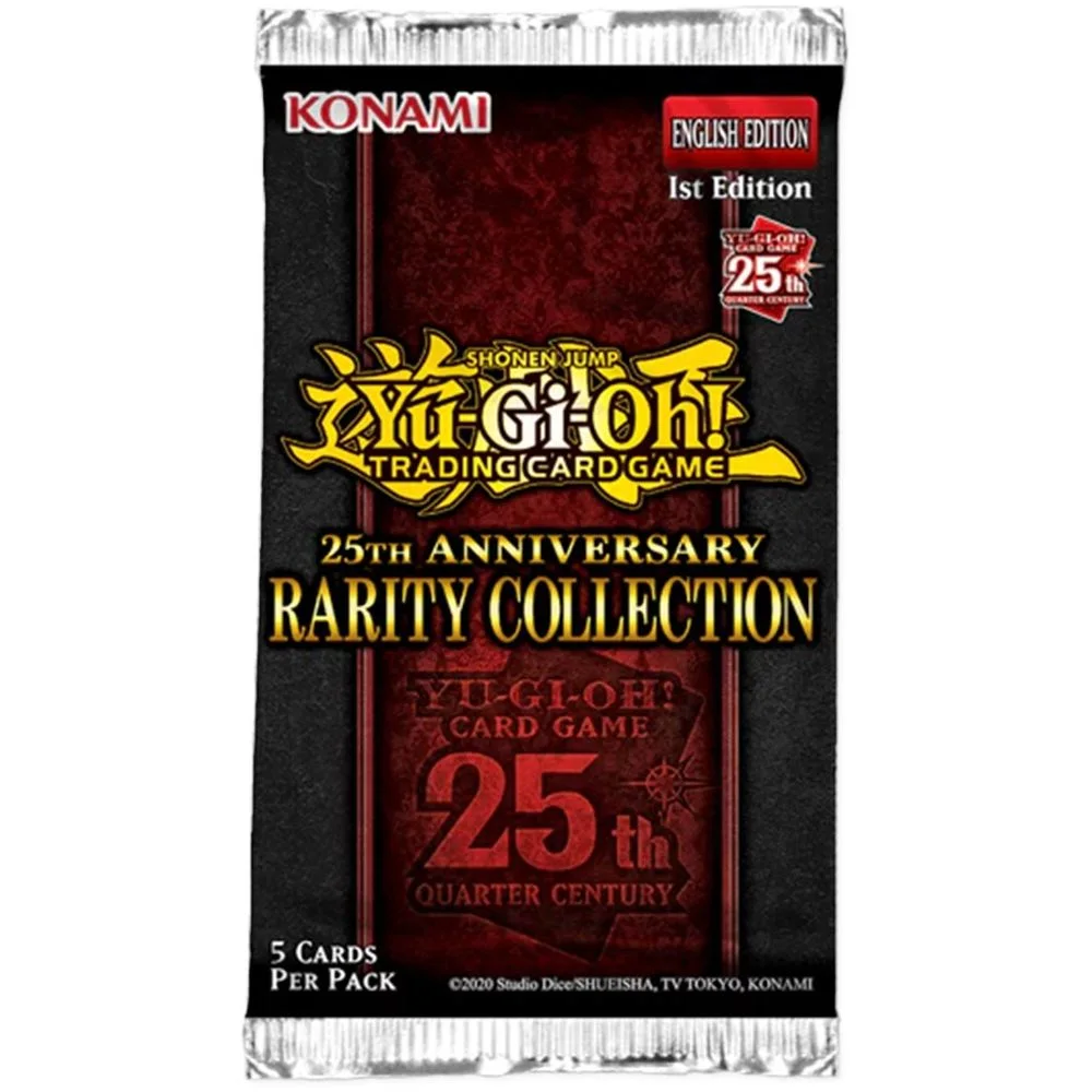 25th Anniversary Rarity Collection Booster Pack — front