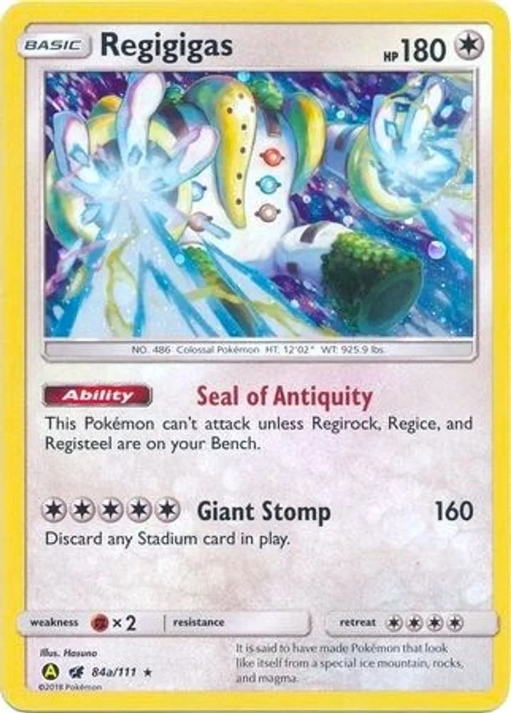 Regigigas - 84a/111 084a/111 — front