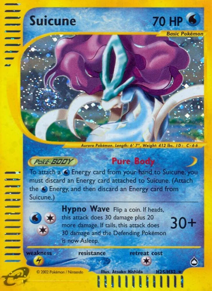 Suicune H25/H32 — front