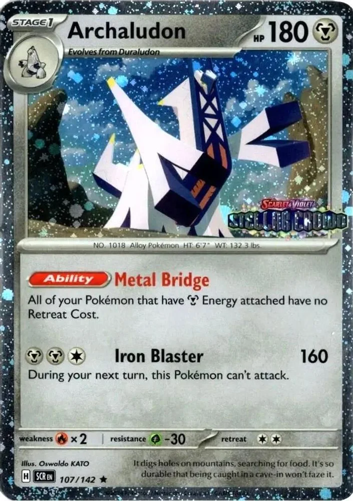 Archaludon - 107/142 (Cosmos Holo) — front