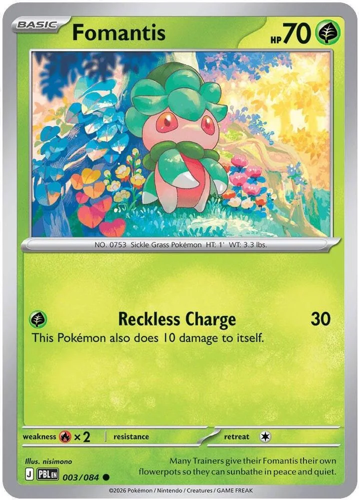 Fomantis 003/084 — front