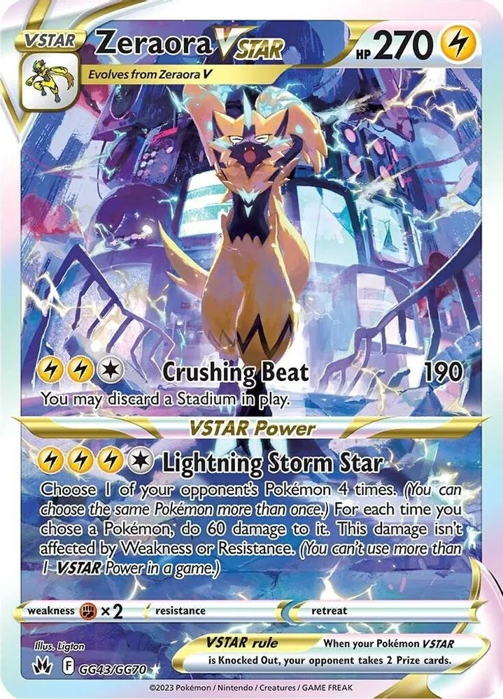 Zeraora VSTAR GG43/GG70 — front