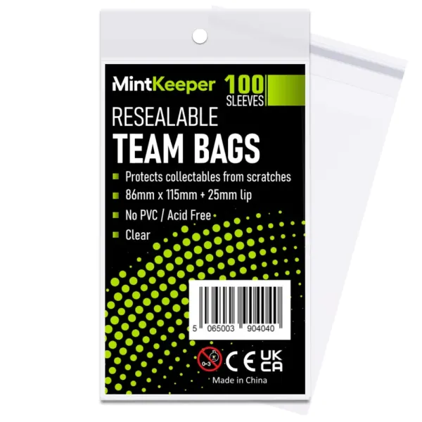 MintKeeper - Resealable Team Bags (100)